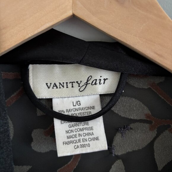 Vanity Fair Velvet Burnout Kimono Robe - Picture 4 of 15